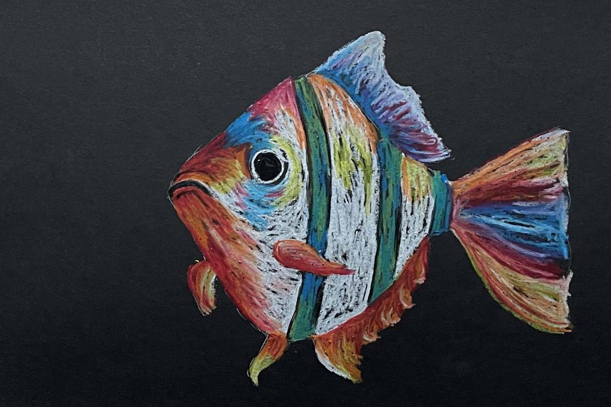 Fish Spirit-Inspired Pastel Project